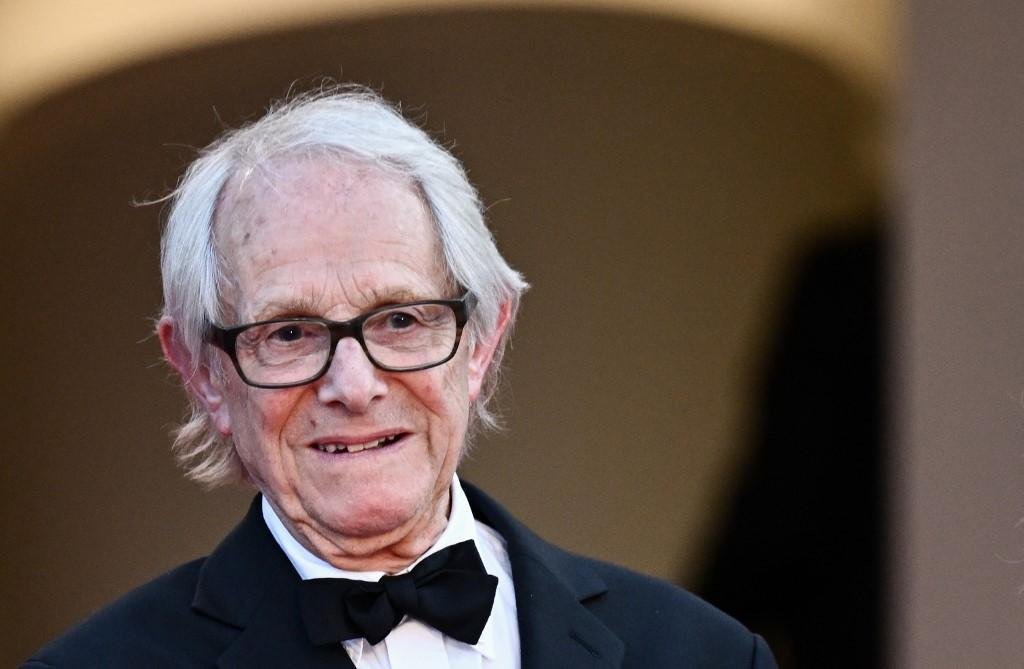 Diretor brit&acirc;nico Ken Loach chega para a sess&atilde;o de seu filme no Festival de Cinema de Cannes 2023