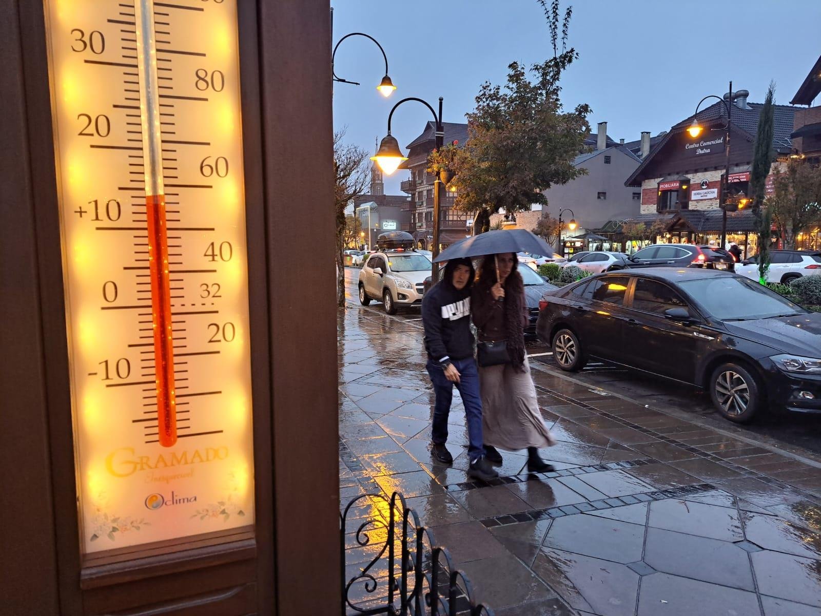 Frente fria d&aacute; fim ao "veranico"