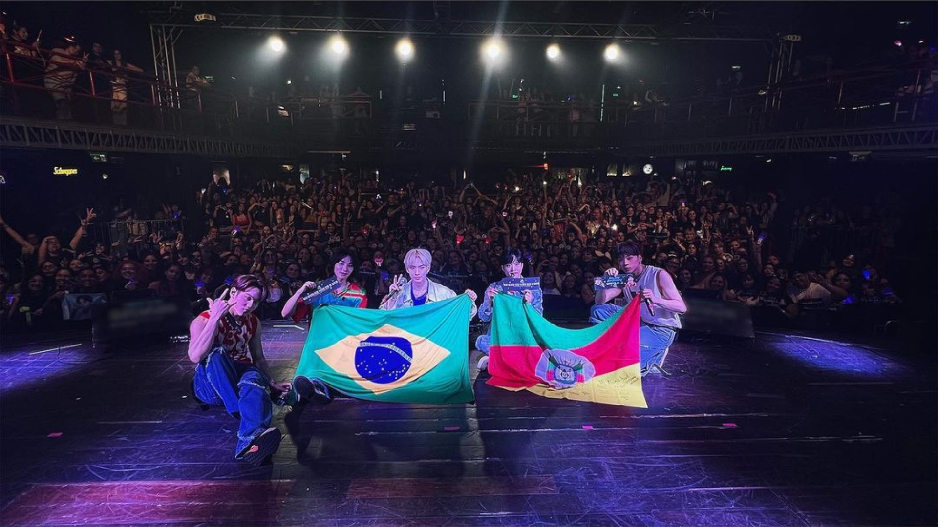 Grupo de k-pop MCND se apresenta pela primeira vez em Porto Alegre com a turn&ecirc; "World Adventure 2023"