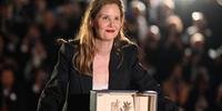 Aos 44 anos, a diretora francesa Justine Triet é a terceira diretora a ganhar o maior prêmio da história do festival