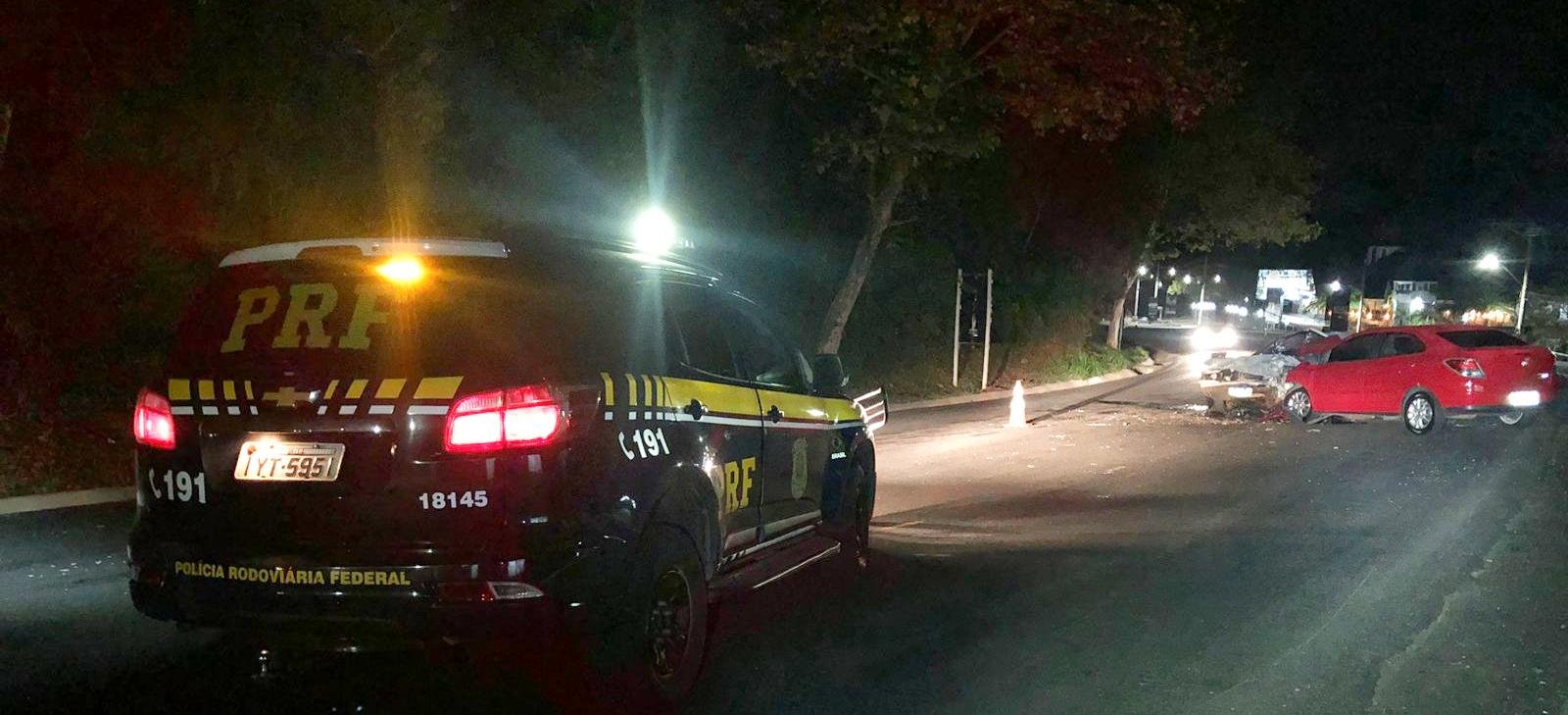 Efetivo da PRF atendeu a ocorr&ecirc;ncia no local