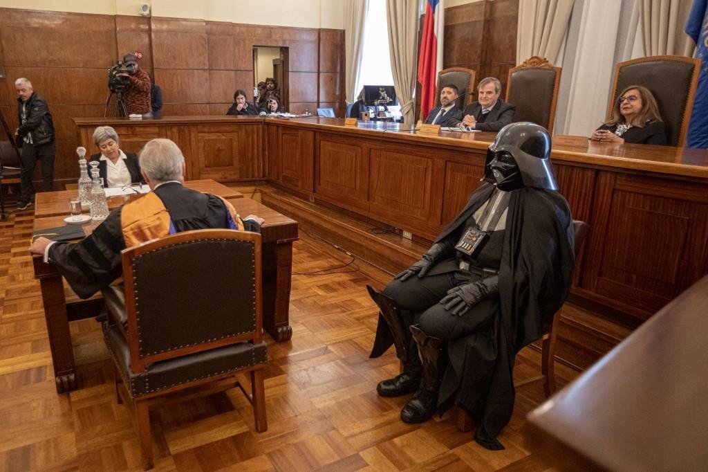 Darth Vader encarou um tribunal de verdade no Chile
