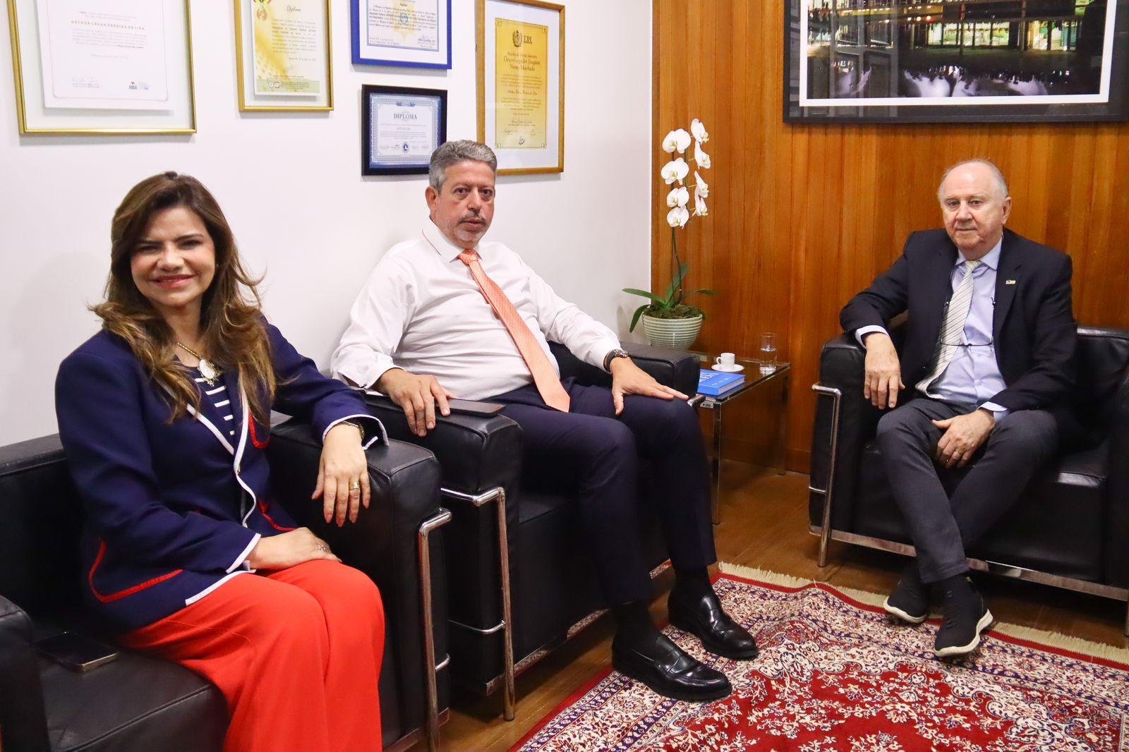 Rosiana e Ziulkoski se reuniram com Lira para buscar altera&ccedil;&otilde;es no projeto em tramita&ccedil;&atilde;o na C&acirc;mara