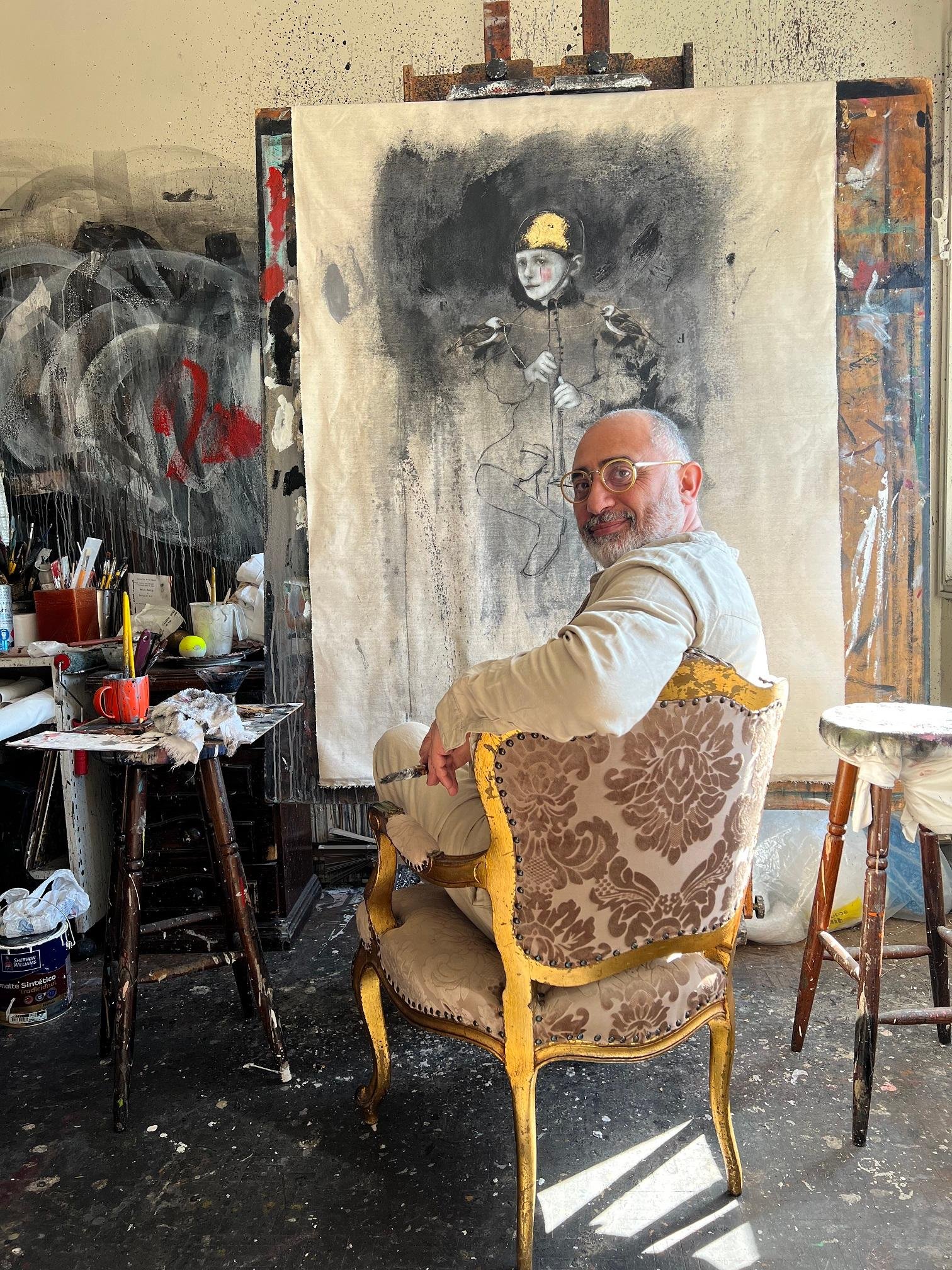 Sergio Lopes resgata a figura do 'Clown' nas suas obras em exposi&ccedil;&atilde;o
