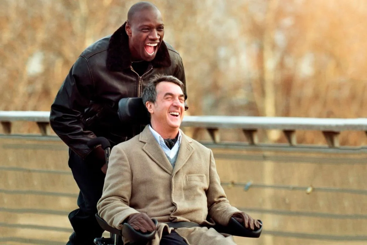 Cena do filme "Intoc&aacute;veis", com Fran&ccedil;ois Cluzet e Omar Sy, que conta a hist&oacute;ria de Philippe
