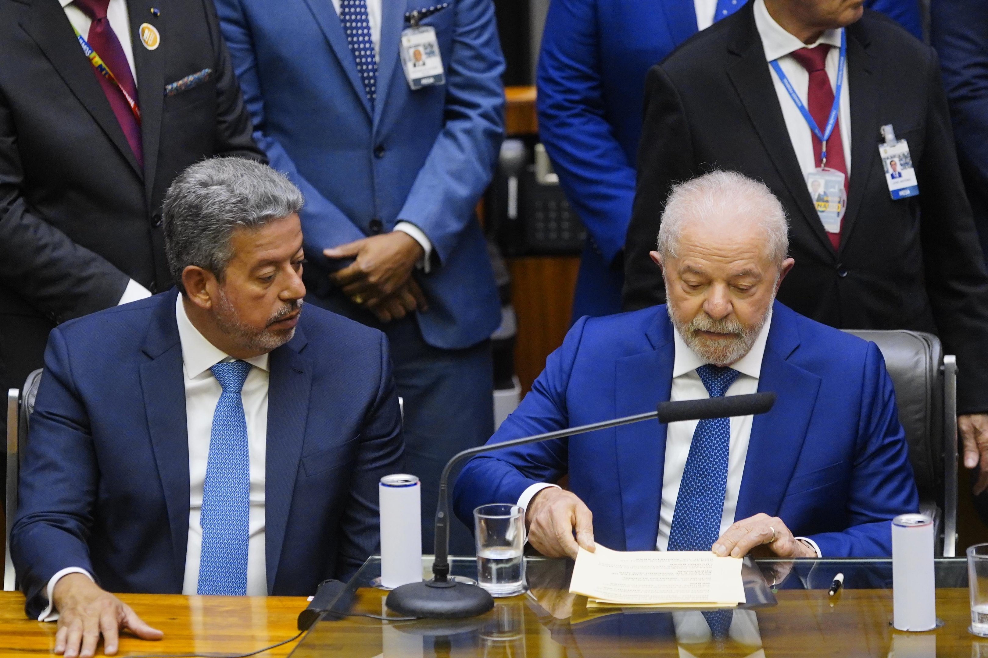 Nesta manh&atilde;, Lula e Lira se reuniram no Pal&aacute;cio da Alvorada