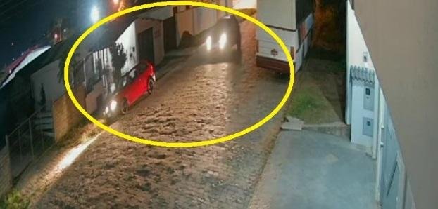 C&acirc;mera de monitoramento registrou o crime ocorrido na noite da &uacute;ltima ter&ccedil;a-feira