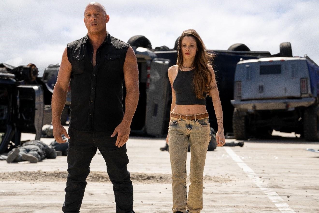 Vin Diesel (E) no filme 'Velozes e Furiosos 10'