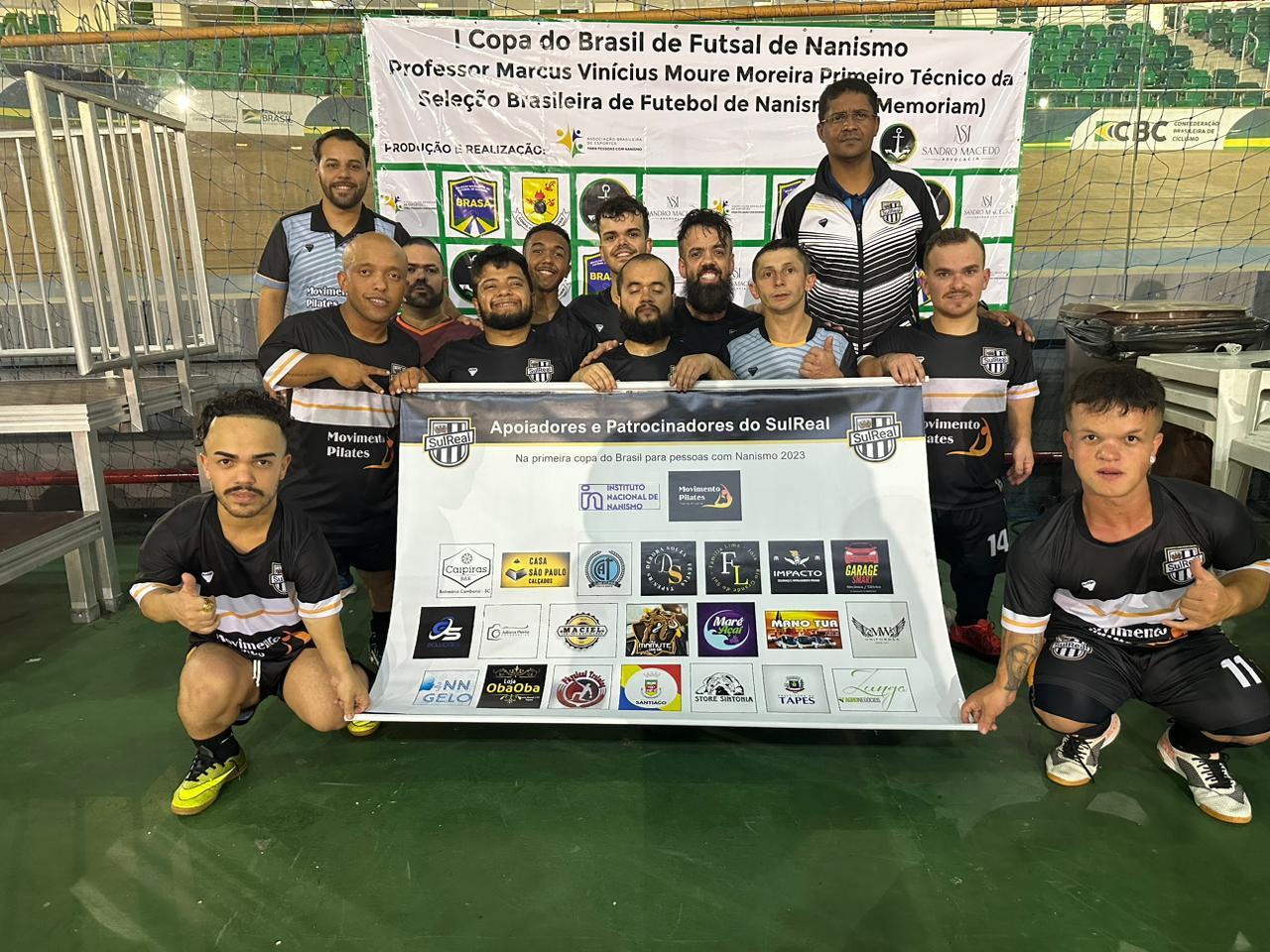 SulReal foi vice-campe&atilde;o da 1&ordf; Copa do Brasil de Futsal de Nanismo