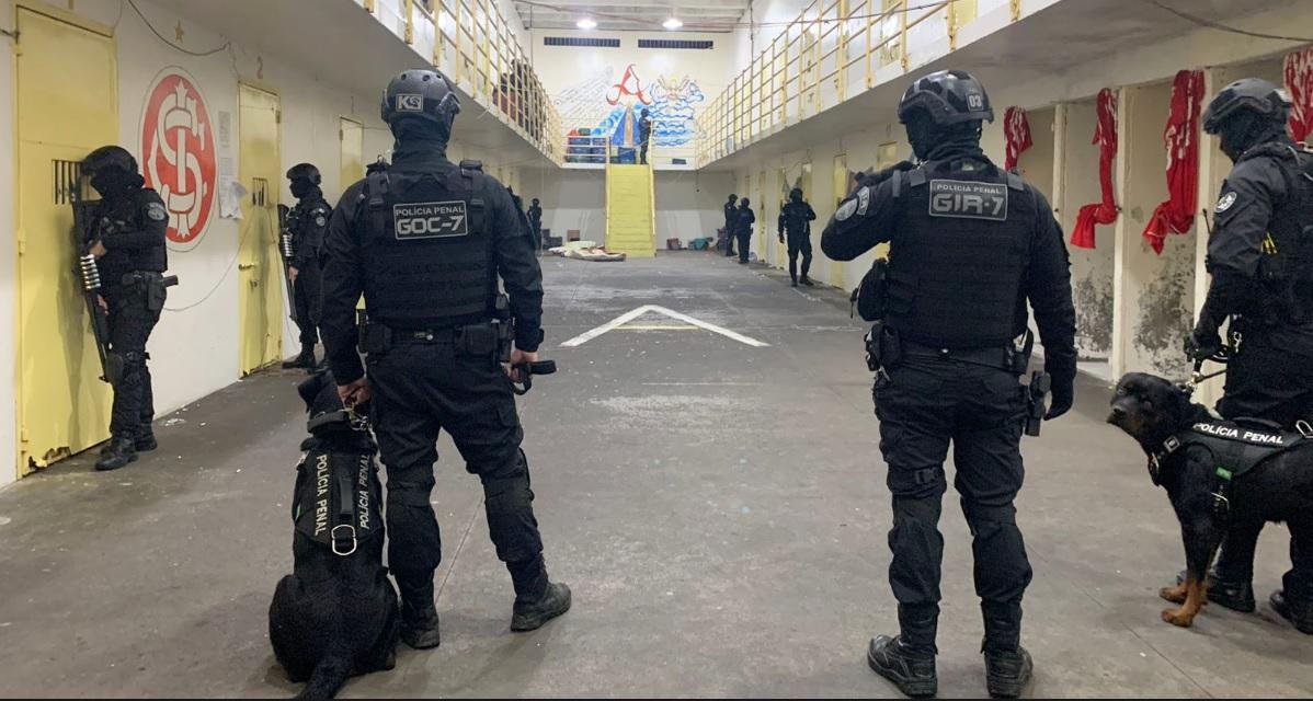 A&ccedil;&atilde;o da DP de Dois Irm&atilde;os teve apoio da BM e da Susepe