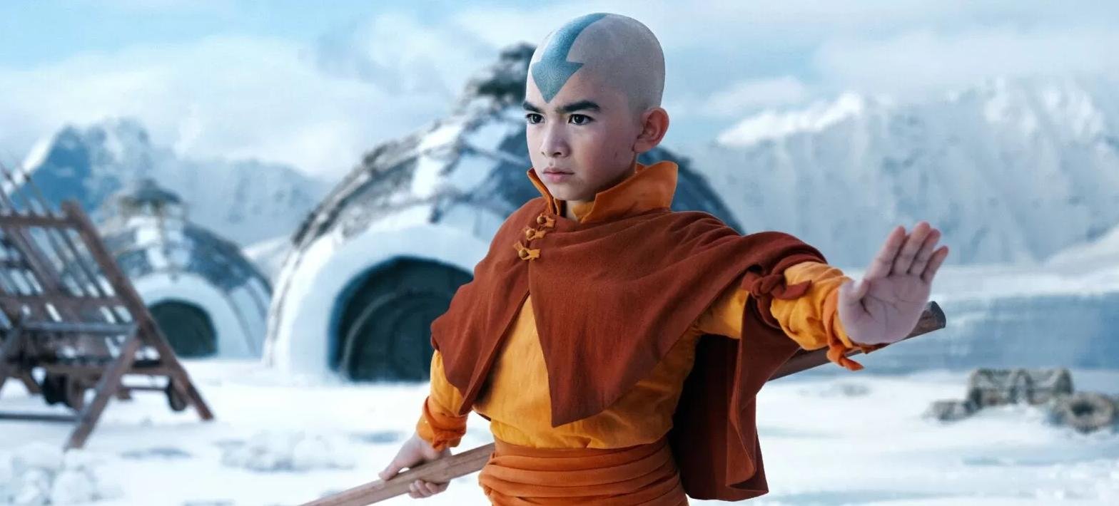 Avatar conta a hist&oacute;ria do jovem Aang, interpretado por  Gordon Cormier