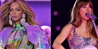 Beyoncé com a turnê mundial 'Renaissance' e Taylor Swift, com  'The Eras