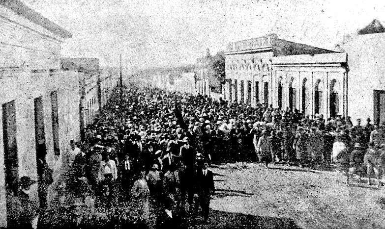 Entrada dos maragatos de Honorio Lemos em Alegrete