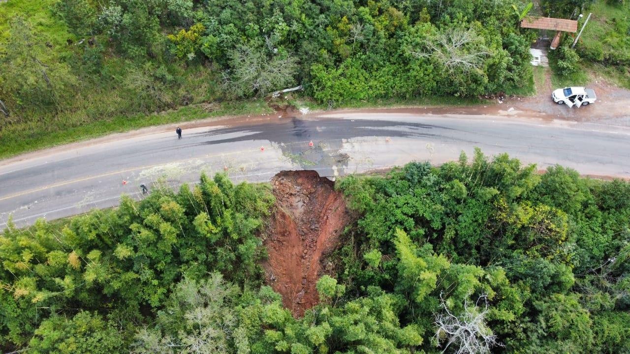 ERS 020, em Gravata&iacute;, foi uma das rodovias com obras no final de semana