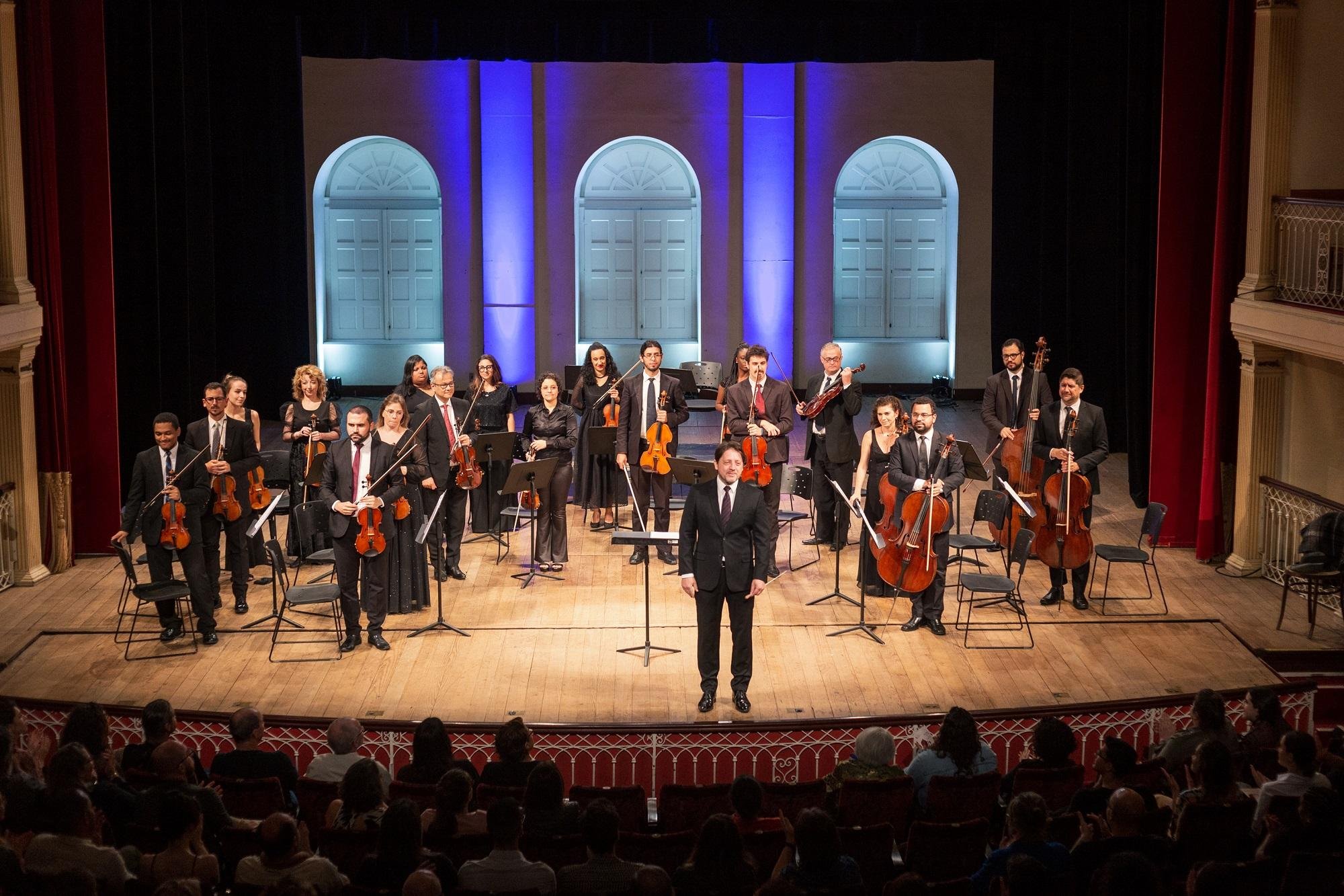 A Orquestra Theatro S&atilde;o Pedro apresenta hoje composi&ccedil;&otilde;es de Mozart, Alberto Nepomuceno e Joseph Haydn
