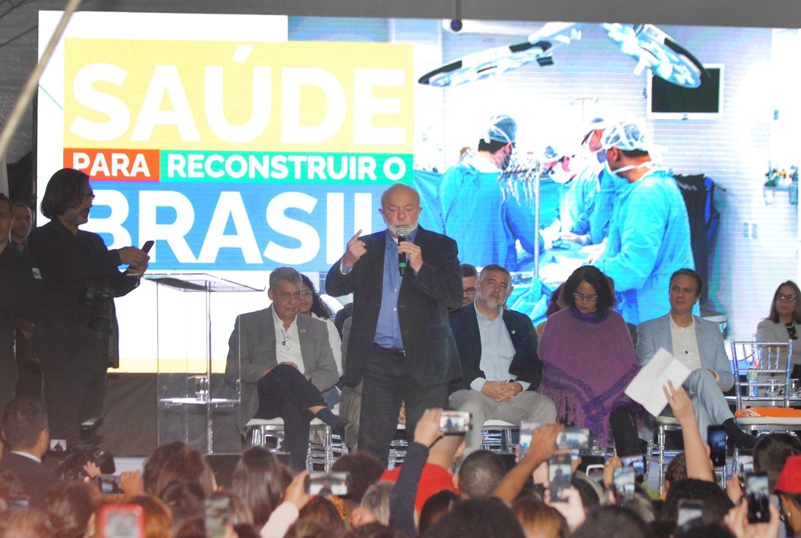 &Uacute;ltima agenda do presidente Lula no Estado foi uma inaugura&ccedil;&atilde;o no Hospital de Cl&iacute;nicas