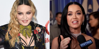 Madonna e Katy Perry estariam trabalhando em uma música juntas