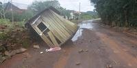 No ciclone de junho, residências e outras estruturas foram arrastadas pela força das enxurradas em Caraá.