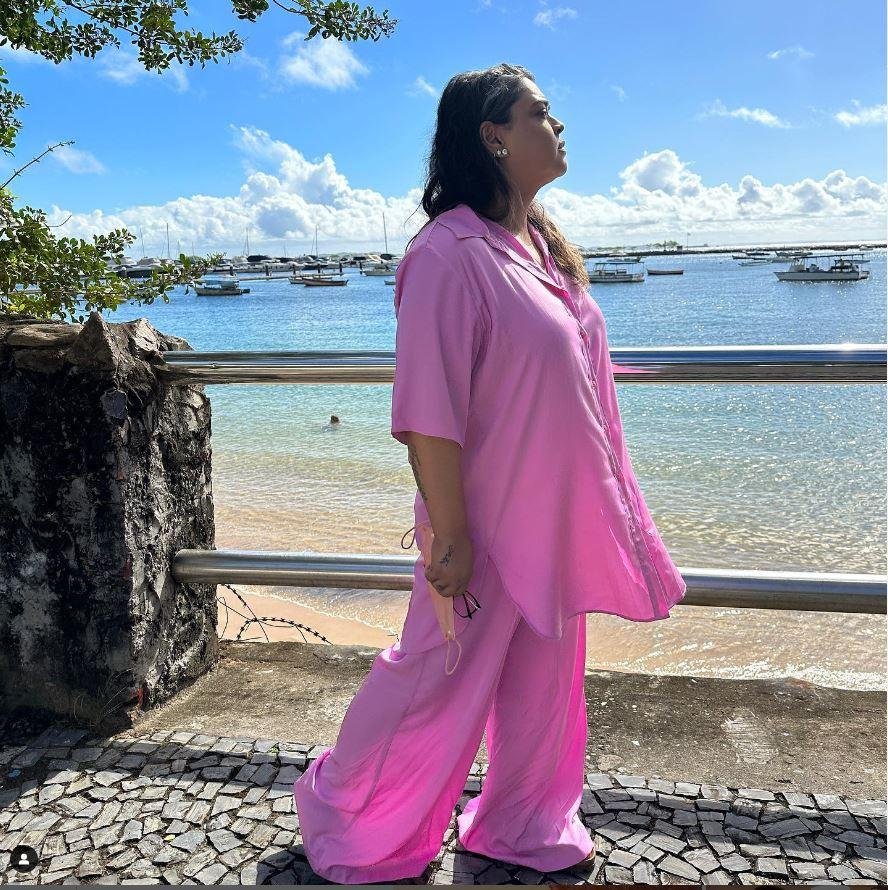 Cantora Preta Gil postou foto em Salvador (BA)