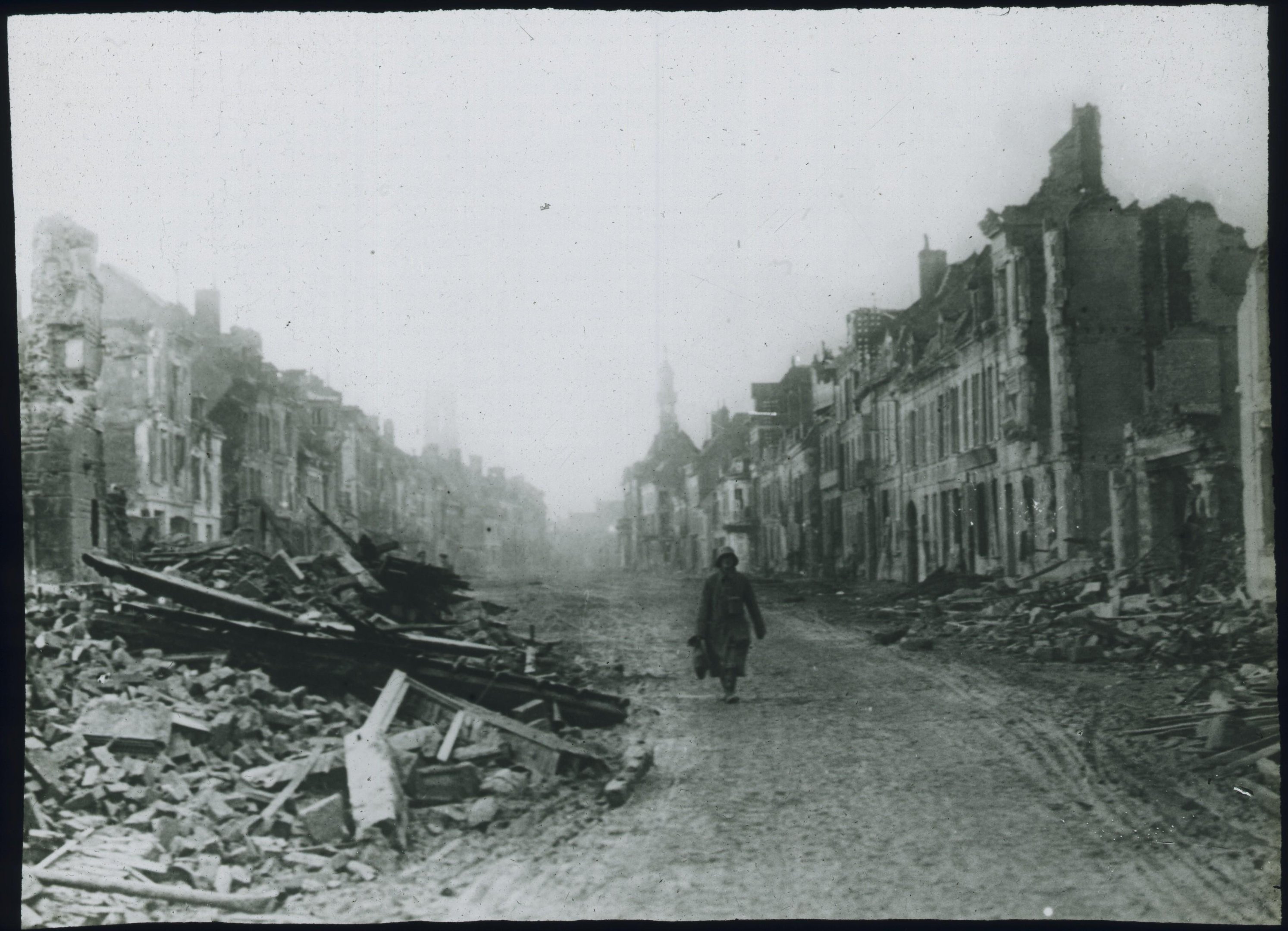 A reconstru&ccedil;&atilde;o da Fran&ccedil;a devastada pela I Guerra seguiu em ritmo r&aacute;pido