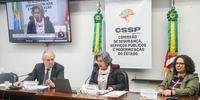 Miguel Rossetto propôs o tema do encontro da comissão presidida por Stela Farias (C)