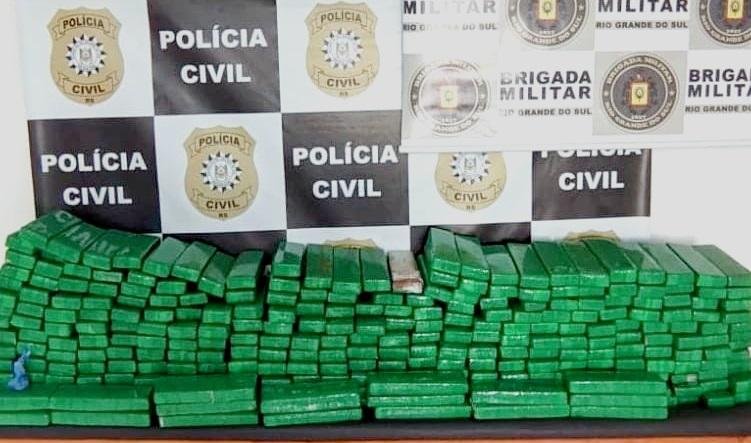 Um traficante paraguaio foi preso em flagrante