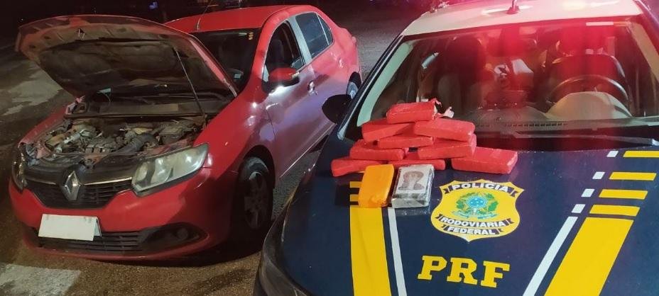 Dois traficantes foram presos em flagrante pelos policiais rodovi&aacute;rios federais