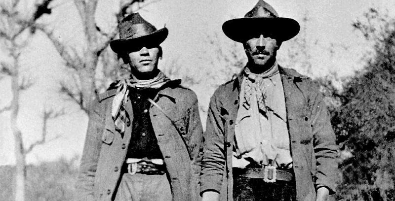 Tenente-coronel Jo&atilde;o Portinho e o coronel Turibio Gomes