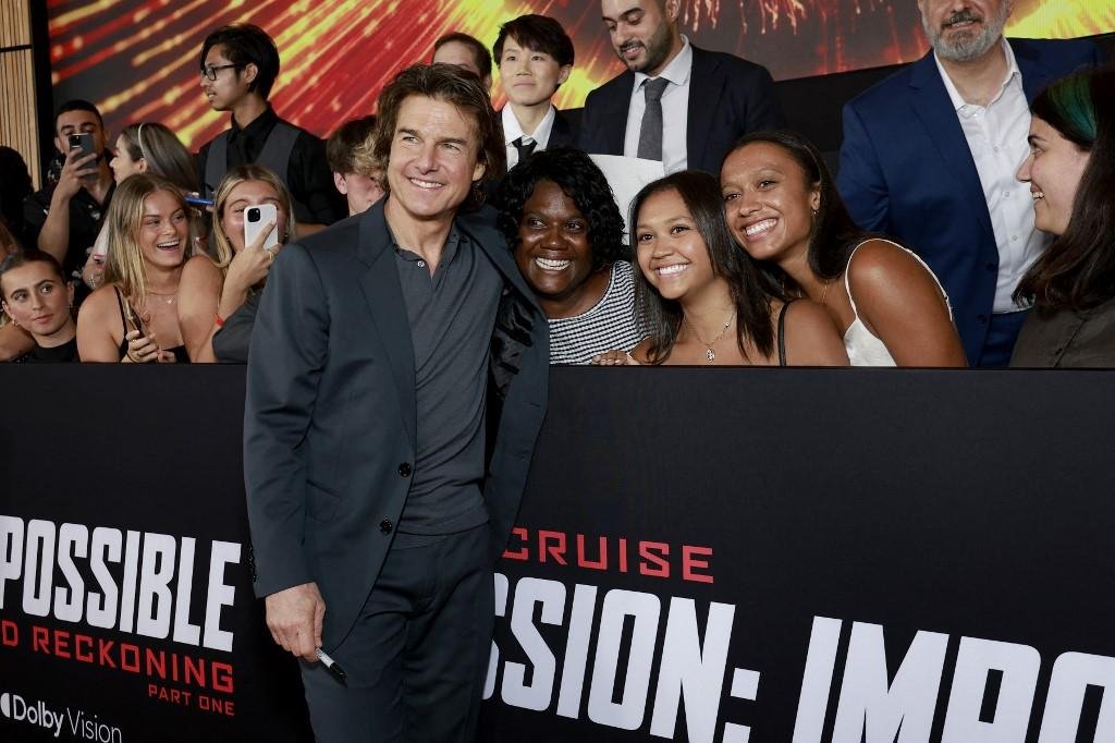 Tom Cruise durante lan&ccedil;amento de 'Miss&atilde;o Imposs&iacute;vel' em Nova York, no dia 10 de julho