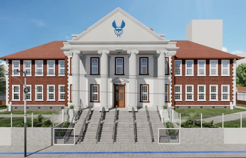 Pr&eacute;dio Texas, inaugurado em 1923, est&aacute; sendo restaurado para atender novos alunos