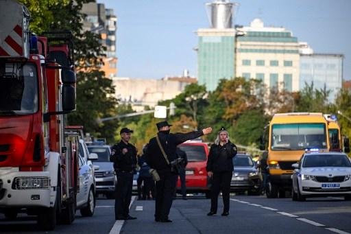 Pol&iacute;cia isolou a &aacute;rea onde drone foi abatido
