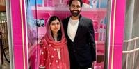 A ativista Malala Yousafzai e o marido, Asser Malik