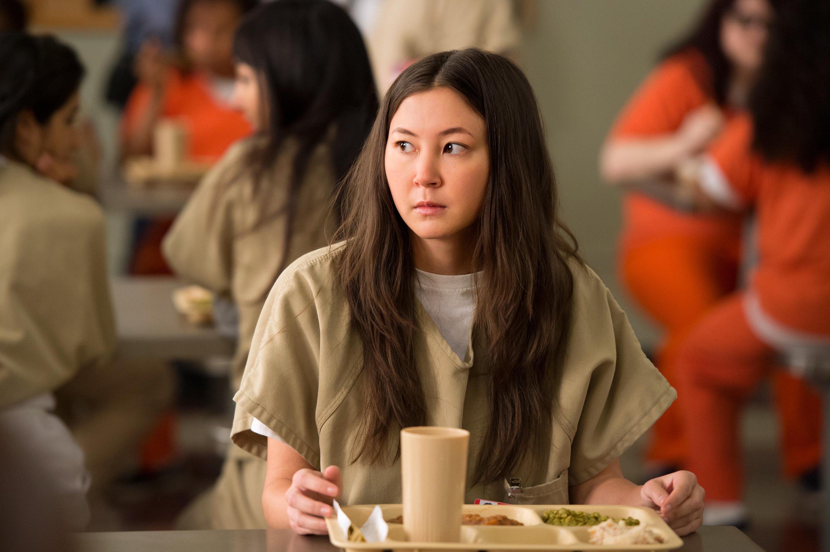 Kimiko Glenn em cena de 'Orange Is The New Black'
