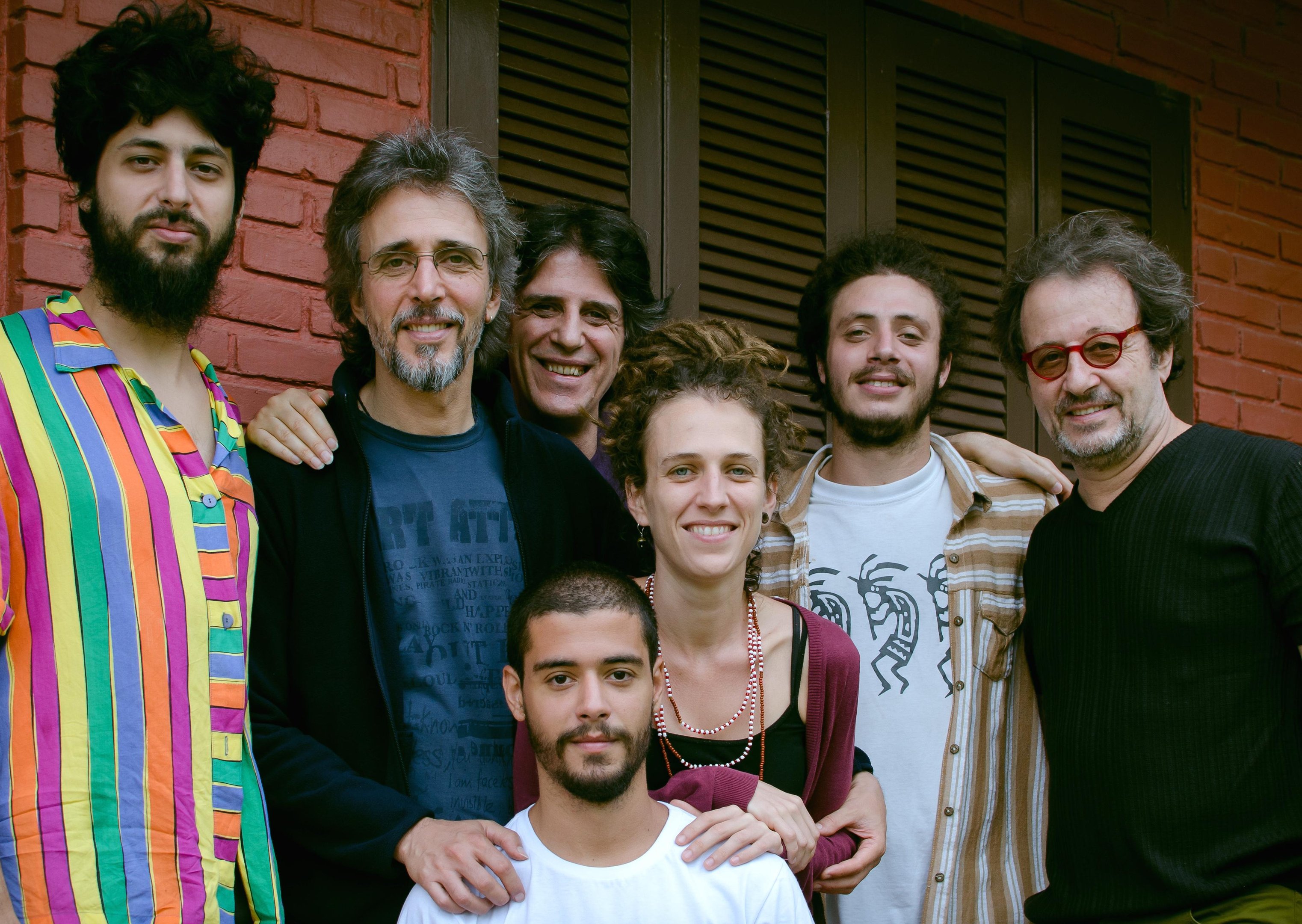 Fam&iacute;lia Ramil:  Vitor, Kledir, Kleiton, Ian, Gutcha, Thiago e Jo&atilde;o