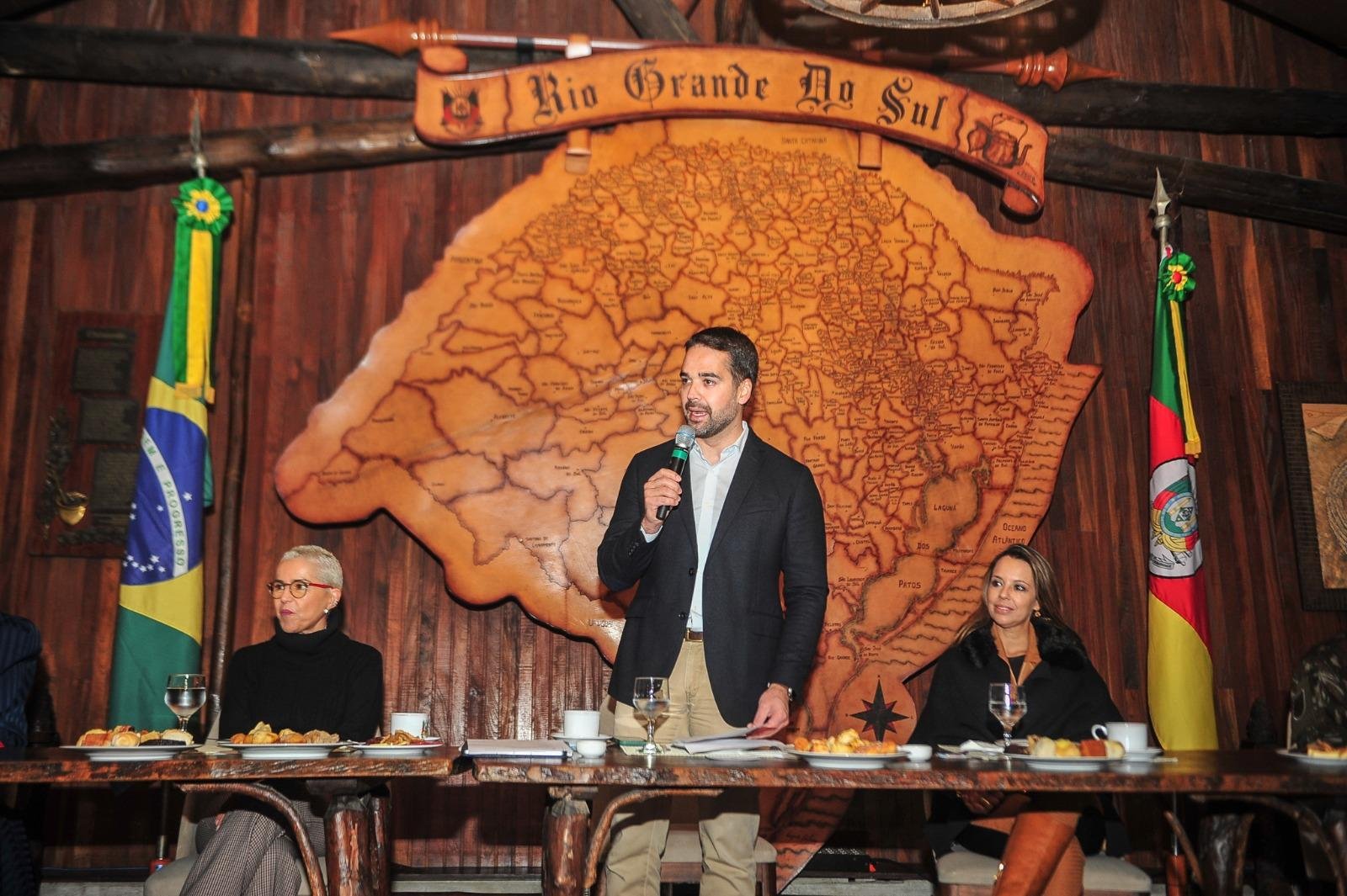 Leite discursou durante o lan&ccedil;amento e exaltou a "alma do ga&uacute;cho"