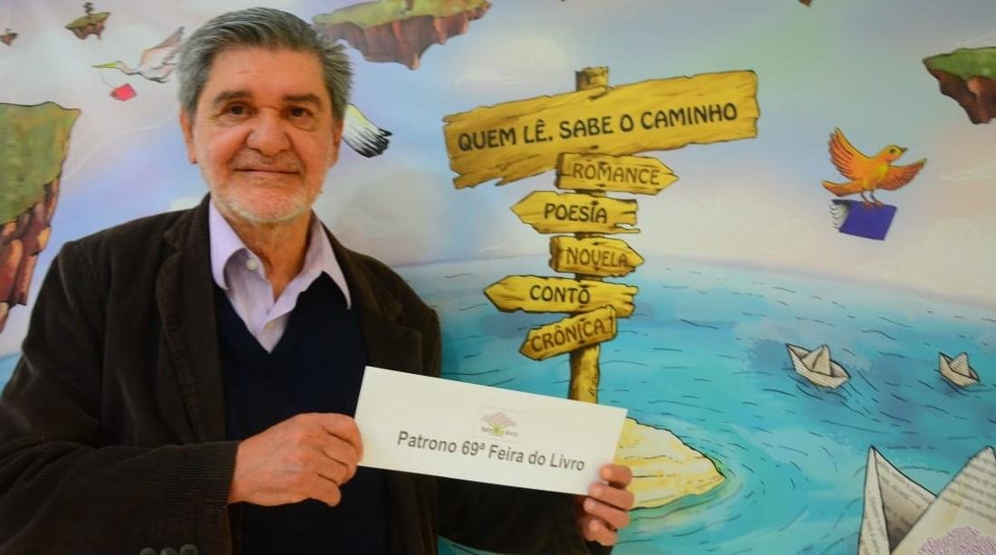 Tabajara Ruas &eacute; o novo patrono da Feira do Livro