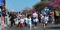 Os corredores da categoria Kids estavam empolgados com a participação no Circuito Poa Day Run