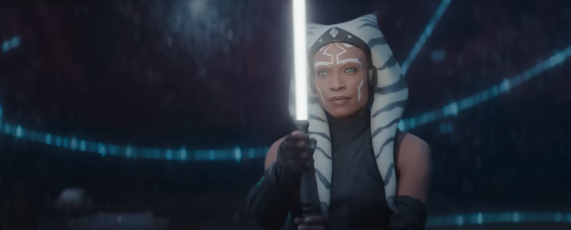 "Ahsoka" &eacute; focada na hist&oacute;ria de Ahsoka Tano, uma ex-cavaleira Jedi, interpretada por Rosario Dawson