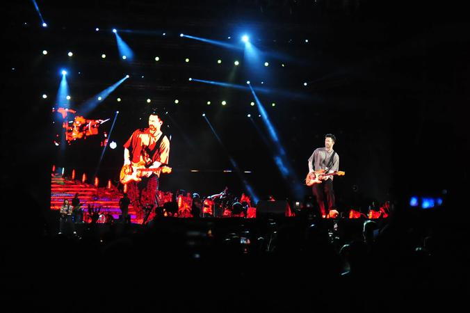 Maroon 5, que se apresentou em Porto Alegre em 2022, &eacute; uma das atra&ccedil;&otilde;es do The Town