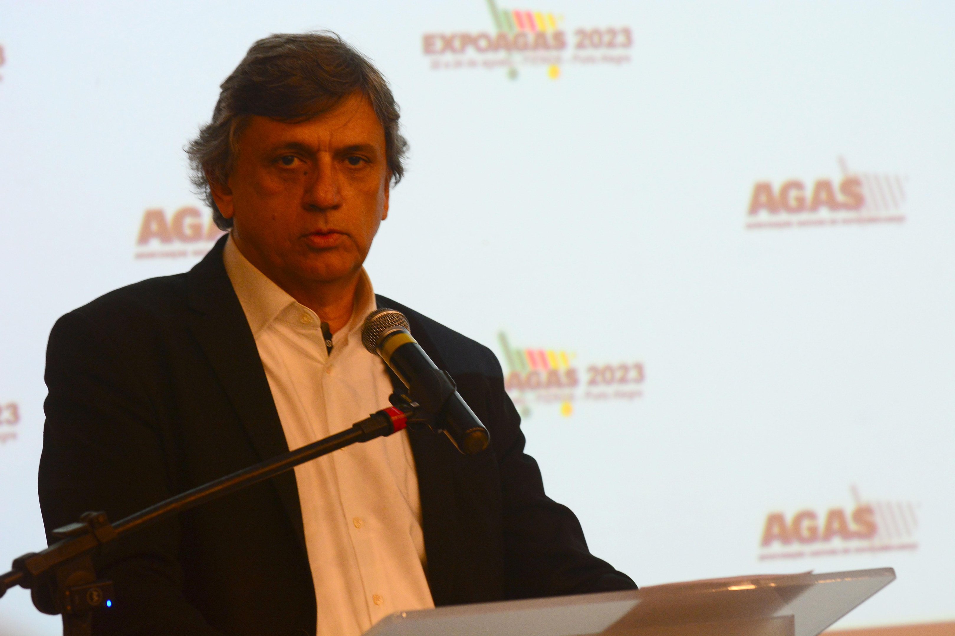 O presidente da Agas, Ant&ocirc;nio Cesa Longo, apresentou os n&uacute;meros da Expoagas 2023.