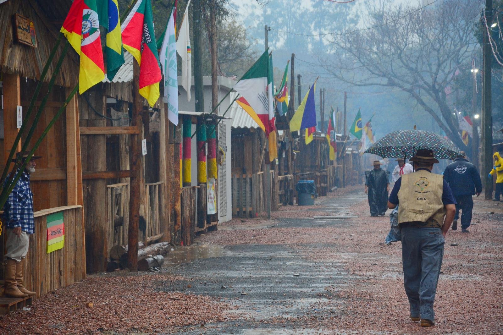 Movimento foi t&iacute;mido na manh&atilde; deste domingo no Parque Harmonia
