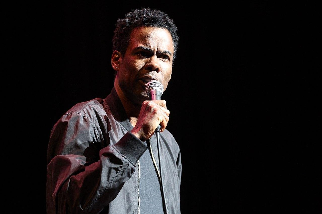 Comediante Chris Rock foi visto entre as pessoas que estavam no festival