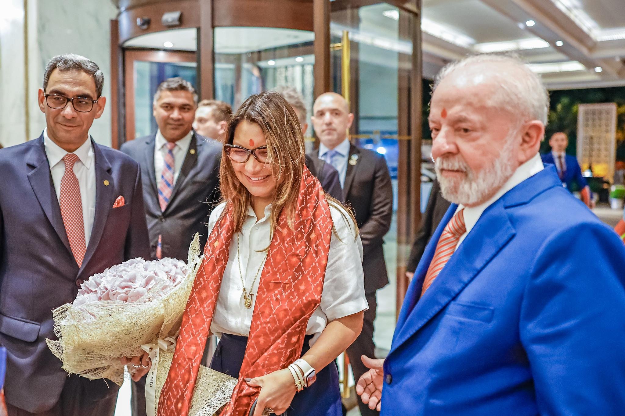 Lula chegou em nova Deli nesta segunda-feira para reuni&atilde;o do G-20