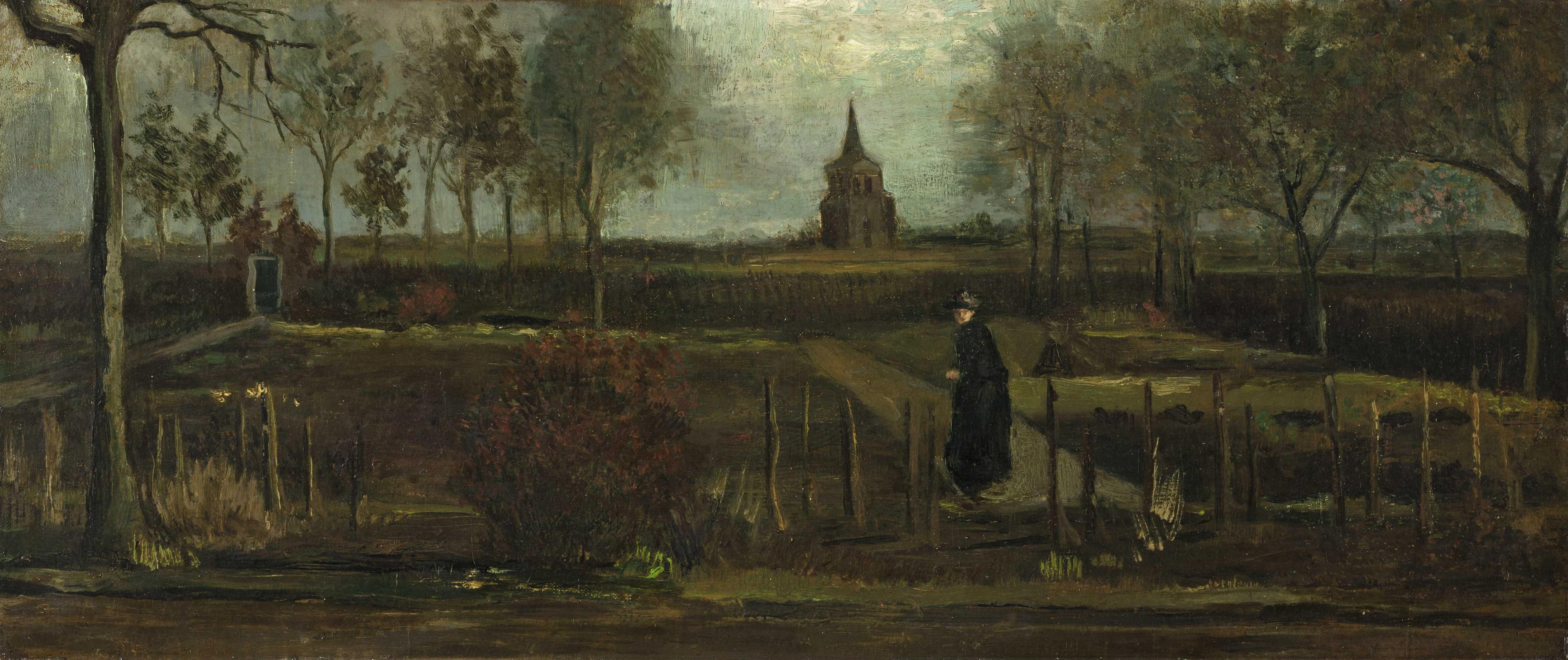 A pintura desaparecida 'O Jardim Paroquial de Nuenem', de 1884, Van Gogh