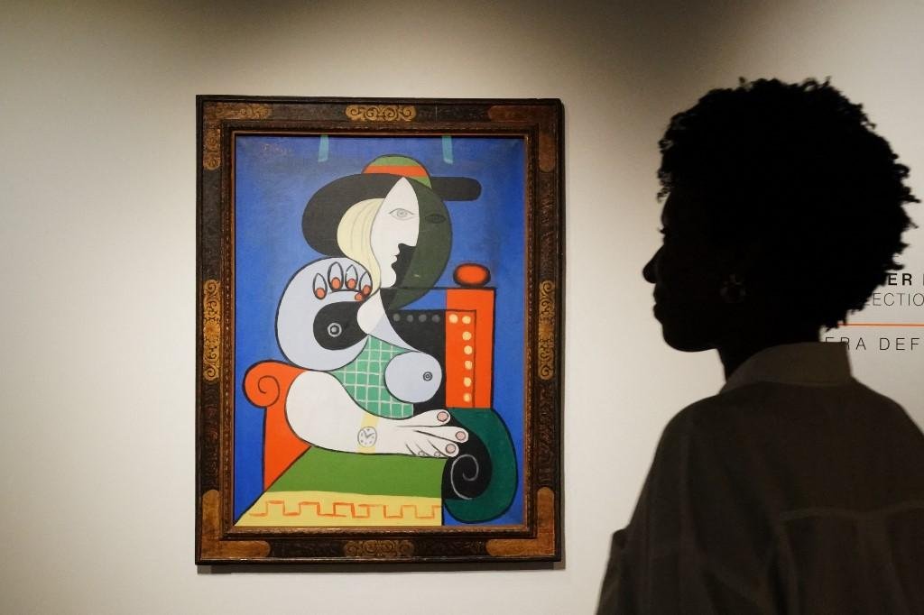 Quadro em exposi&ccedil;&atilde;o em Nova York