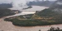 Fluxo alto de água na Barragem de Dona Francisca, em Cachoeira do Sul indicam que Rio Jacuí deve subir ainda mais nas próximas horas segundo Defesa Civil
