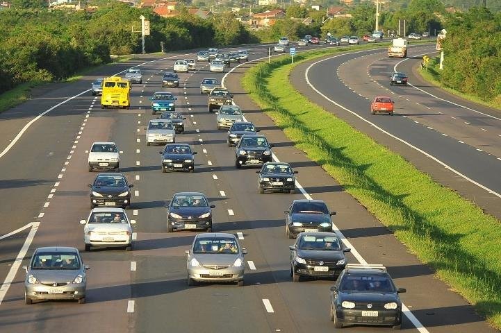Movimento diminui nas estradas do RS