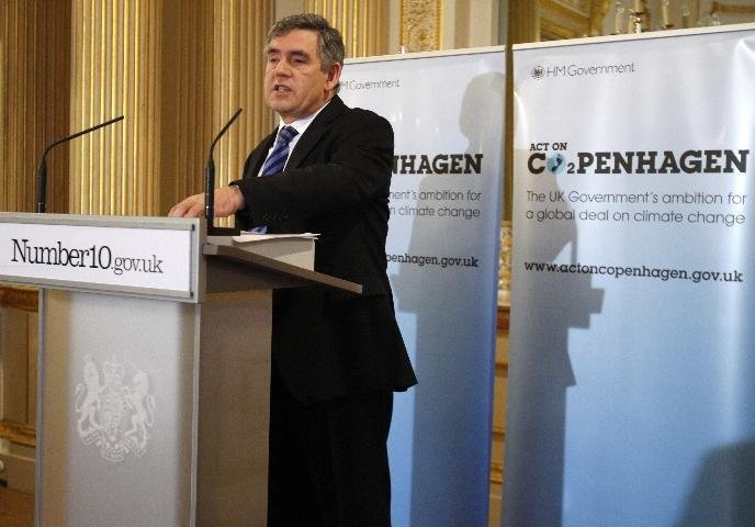 Brown alerta para cat&aacute;strofe clim&aacute;tica se n&atilde;o houver acordo