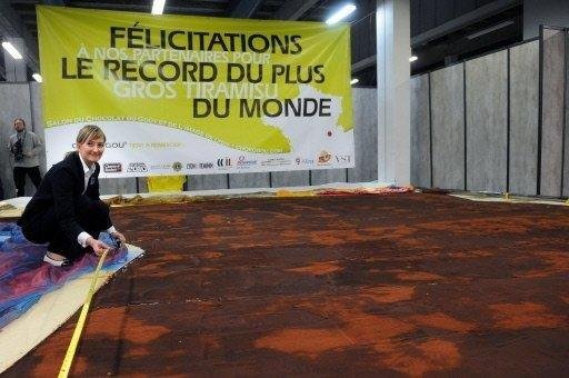 Maior Tiramisu do mundo &eacute; produzido na Fran&ccedil;a
