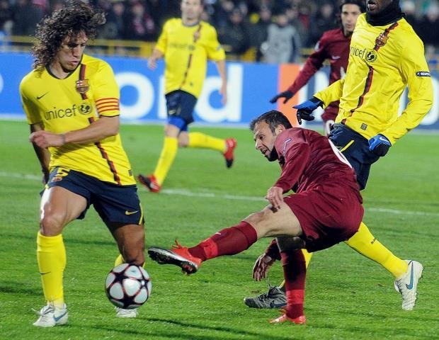 Rubin Kazan segura empate com o Barcelona por 0 a 0